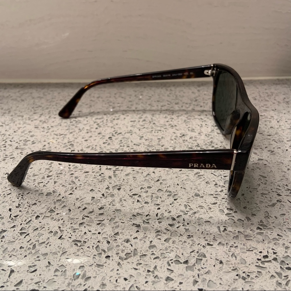PRADA - tortoise shell square frame sunglasses - Picture 4 of 5